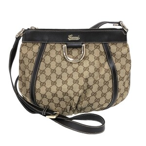 グッチ GUCCI アビー ショルダーバッグ 203257 ブラウン GGキャンバス ショルダーバッグ レディース 中古