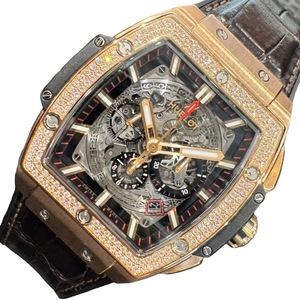 ウブロ HUBLOT スピリット オブ ビッグ・バン キング ゴールド 601.OX.0183.LR.1104 K18キングゴールド 腕時計 メンズ 中古