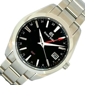 セイコー SEIKO Grand Seiko ヘリテージコレクションGMT クオーツ SBGN013 ステンレススチール 腕時計 メンズ 中古