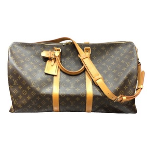 ルイ・ヴィトン LOUIS VUITTON キーポル・バンドリエール55 M41414 モノグラム モノグラムキャンバス ボストンバッグ メンズ 中古