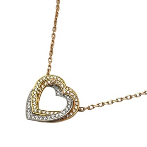  Cartier Cartiertoliniti Heart diamond колье 750s Lee цвет K18 Gold ювелирные изделия б/у 