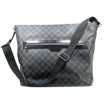 ルイ・ヴィトン LOUIS VUITTON ミックGM N41105 ダミエ・グラフィットキャンバス ショルダーバッグ メンズ 中古_画像1