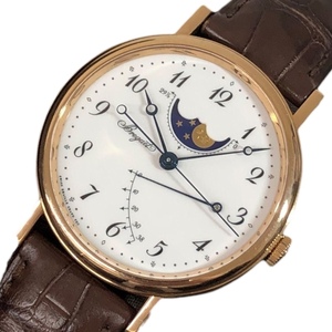 ブレゲ Breguet クラシック　7787 7787BB/29/9V6 K18ピンクゴールド クロコベルト 腕時計 メンズ 中古