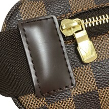 ルイ・ヴィトン LOUIS VUITTON バムバッグ メルヴィール N51172 ダミエ ダミエ ウエストバッグ メンズ 中古_画像6