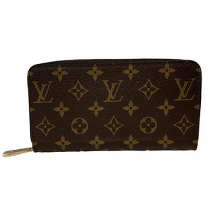 ルイ・ヴィトン LOUIS VUITTON ジッピー・ウォレット M42616 ブラウン モノグラム 長財布 レディース 中古