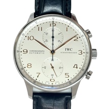 インターナショナルウォッチカンパニー IWC ポルトギーゼ・クロノグラフ IW371445 ステンレススチール 腕時計 メンズ 中古_画像2