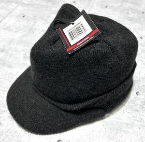 新品 ROTHCO ジープ キャップ つば付き ニット帽 ミリタリーキャップ　　ロスコ Jeep Cap ニットキャップ チャコール アクリル 柳9165