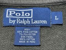 90s Polo by Ralph Lauren USA企画 前V スウェット　　90年代 ポロバイラルフローレン ガゼット トレーナー ワンポイント刺繍 柳9370_画像3