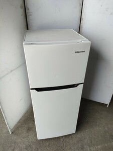 管14（中古良品、東大阪市渋川町引取大歓迎）2020年製 Hisense ハイセンス HR-B12C 120L 2ドア 冷凍冷蔵庫 白 ホワイト WHITE