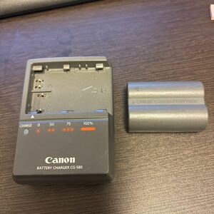 【セット売り・送料無料】Canon キャノン　バッテリーチャージャー　CG-580 BP-511A セット　1