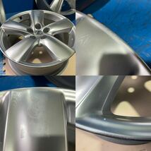 〈K577〉ホイール4本セット　TOYOTA LEXUS 純正　19インチ8J オフセット+35 PCD5H120 ハブ60mm ボルト穴23mm LS460、LS500、LS600など_画像5