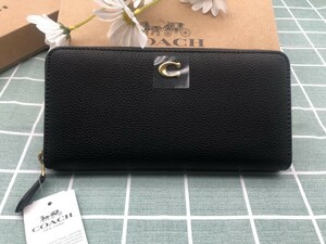 コーチ COACH 財布 長財布 メンズ プレゼント 贈り物 ブランド ギフト ブラック　ロゴ シグネチャー ウォレット レザー 新品未使用 C082