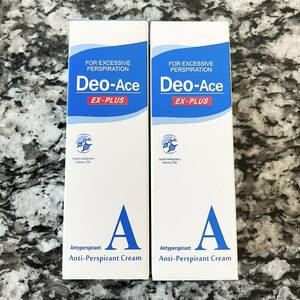 デオエースEXプラス 薬用デオドラントAクリーム 30g 2箱 ワキガ 汗ジミ 体臭 医薬部外品 制汗剤