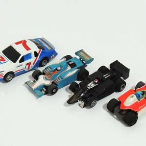 □ G-PLUS TYCO エポック スロットカー マグナカー ミニカー 4点 LIGIER elf Ford サンダーバード 7-11 ジャンク 中古品 ③の画像1