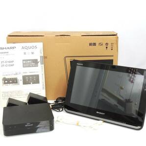 □ SHARP AQUOS シャープ 2T-C12AP-B 12V型 ポータブル液晶テレビ ブラック系 2018年製 防水 動作確認済 中古品 保管品 ③の画像1