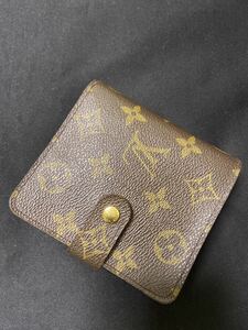 LOUIS VUITTON ルイヴィトン LV 財布　// モノグラム 二つ折り財布 中古品★0624M