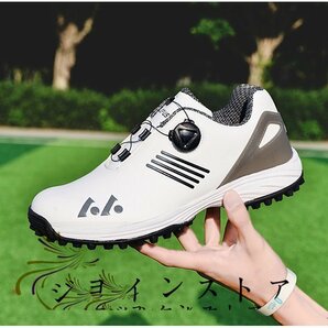 ゴルフシューズ 27cm メンズ スパイクレス 兼用 ゴルフ 靴 軽量 軽い 紐タイプ スニーカータイプ スパイクレスシューズ カジュアルの画像5