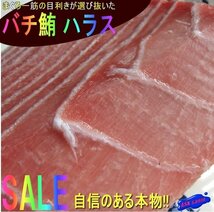 食通が唸る!! 希少な「バチまぐろのハラス 1019g」脂のってます。_画像10