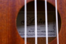 ●Aria アリア AU-2C ウクレレ コンサートサイズ マホガニーボディ 楽器 付属品あり ケース付き 美品【10917905】_画像9