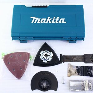 ●makita マキタ TM52D 充電式マルチツール スターロックマックス 18V 切断 研削 電動工具 付属品あり ケース付き【10915000】の画像8