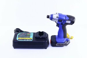 ●HITACHI ヒタチ 日立工機 FWH12DM コードレスインパクトドライバ DC12V 12mm ネジ締め 電動工具 付属品あり【10917882】