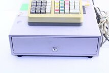 ●SHARP シャープ XE-A280 電子レジスタ レジスター レジ 20部門 スキャナー/ドロア鍵付き 動作不良あり ジャンク【10925863】_画像5