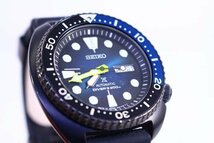 ●SEIKO セイコー SBDY041 PROSPEX プロスペックス ダイバースキューバ タートル 腕時計 自動巻 黒/ブラック 箱付 メンズ【10899584】_画像4