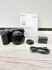 ★極美品★ [ソニー] [4K撮影] SONY α6400 ブラックモデル　パワーズームレンズ