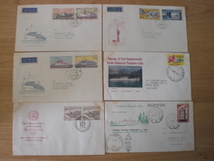 古い外国切手初日カバー（バラ色々）42枚　1950・60年代_画像2