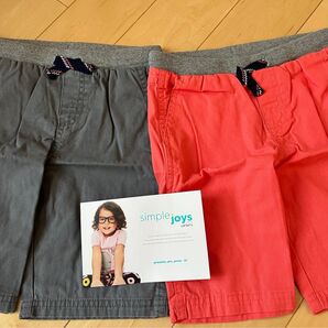 【Simple Joys by Carter's】2枚組ショートパンツ5Tサイズ 約100センチ 約110センチ