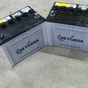 2個セット 85D26L 2021年12月製 ２年弱使用品 CCA値100％有 GSユアサ製 パルス充電済 試験後出荷 デュトロ エルフ レンジャー フォワードの画像8