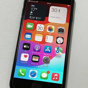 SIMフリー iPhoneSE2 64GB Black シムフリー アイフォンSE 2 第二世代 第2世代 ブラック 黒 au docomo SIMロックなし A2296 MHGP3J/A 84%の画像1