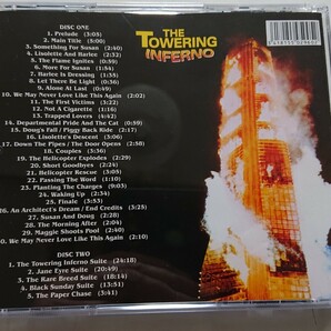 【映画 サウンドトラック/プロモ/レア CD】『タワーリング・インフェルノ (THE TOWERING INFERNO)』ジョン・ウィリアムズ 2枚組CDの画像2