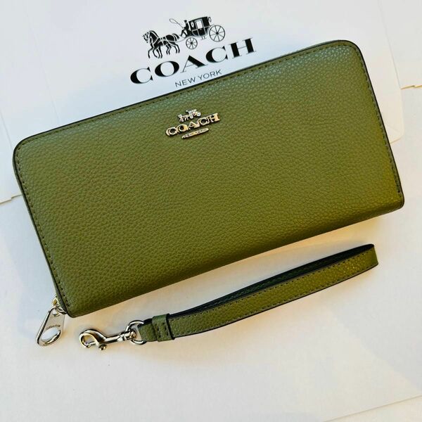 【新品-未使用】コーチ COACH 緑色