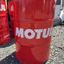 モチュール MOTUL 空ドラム缶 200L 中古 オブジェ　テーブル　ガレージ　インテリア_画像2