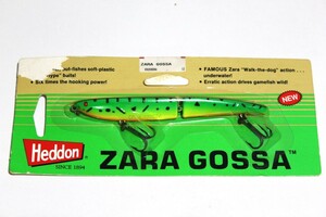 ■s3568 HEDDON ZARA GOSSA ヘドン ザラゴッサ 希少 デッドストック 130mm gra■未使用