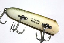 ■s3758 HEDDON LUCKY13 ヘドン ラッキー13 オールド 希少 吹き目 首割れ l ベタ■_画像5