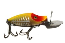 ■s3734 HEDDON RIVER RUNT ヘドン リバーラント ゴーディーパー オールド 希少 金目 xry クリア■_画像1