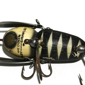 ■s3788 HEDDON WOOD CRAZY CRAWLER ヘドン クレイジークローラー ウッド オールド 希少 bwh■の画像3