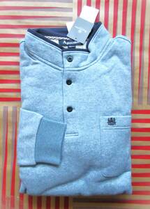  new goods Aquascutum high class pyjamas reverse side nappy winter cotton 100% M regular price 13,200 jpy soft . comfortable te part handling commodity 