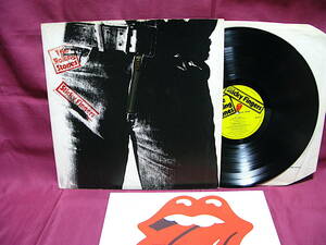 ★ROLLING STONES★【STICKY FINGERS】UK ORIG 初回マト3/3 最初期レーベル 1stプレス 完品 極レア