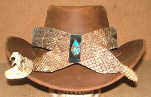  valuable goods America arrival USA made genuine article rattle Sune -k rattle . peeling made . leather hat band we Stan hat ten-gallon hat kau Boy hat 