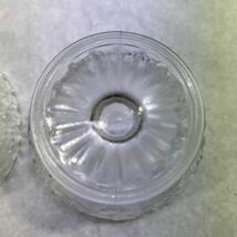 アイスクリームカップ　氷コップ 2脚セット グラス かき氷カップ　昭和レトロ デザートグラス　アンティーク インテリア_画像6