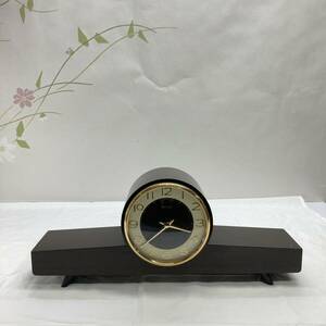 SEIKO セイコー 置時計 アンティーク 昭和レトロ 置き時計 ゼンマイ式 時計 木製