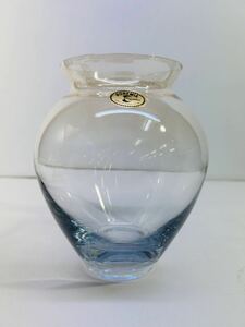 Bohemia Crystal Glass ボヘミア　ガラス　壺型　花瓶　花器　インテリア フラワーベース 壺 花入 金魚鉢 昭和レトロ レトロ アンティーク