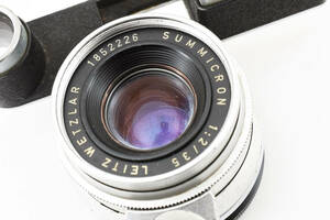  LEICA ライカ SUMMICRON 35mm F2 Mマウント 稀少なドイツ製8枚玉　35mmズミクロン レンズ カメラ 眼鏡付き 1円＃8694