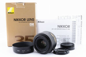 【人気のGタイプ　元箱付き】 NIKON ニコン AF-S NIKKOR 35mm F1.8 G カメラ レンズ 同梱可能