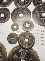 咸豊重寶　古銭 穴銭 4点まとめ　当十文　美品　一円スタート_画像2