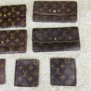 ルイヴィトン モノグラム LOUIS VUITTON 長財布 ポルトフォイユサラ おまとめ7点 札入れ 二つ折り 定期入れ ウォレット ロング 1円-の画像3