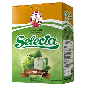  green mate tea ( green Apple ) selector SELECTA YERBA MATE MANZANA VERDE 500g